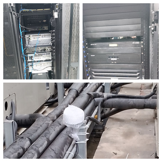 NTP授時服務(wù)器上架竣工實景圖